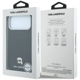 Karl Lagerfeld iPhone 17 Pro Max/iPhone 18 Pro Max Skal Grained Karl Svart