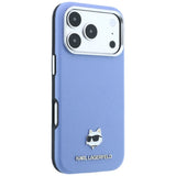 Karl Lagerfeld iPhone 17 Pro Max/iPhone 18 Pro Max Skal Grained Choupette Blå