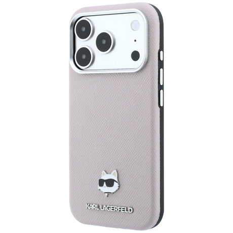 Karl Lagerfeld iPhone 17 Pro/iPhone 18 Pro Skal Grained Choupette Rosa