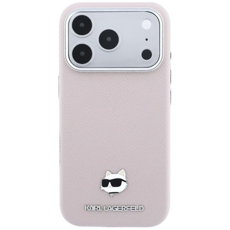Karl Lagerfeld iPhone 17 Pro/iPhone 18 Pro Skal Grained Choupette Rosa