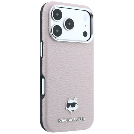 Karl Lagerfeld iPhone 17 Pro/iPhone 18 Pro Skal Grained Choupette Rosa