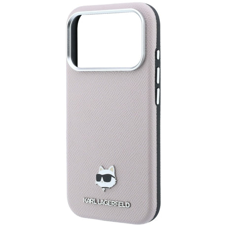 Karl Lagerfeld iPhone 17 Pro/iPhone 18 Pro Skal Grained Choupette Rosa