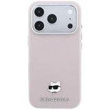 Karl Lagerfeld iPhone 17 Pro Max/iPhone 18 Pro Max Skal Grained Choupette Rosa