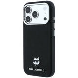 Karl Lagerfeld iPhone 17 Pro/iPhone 18 Pro Skal Grained Choupette Svart