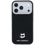 Karl Lagerfeld iPhone 17 Pro/iPhone 18 Pro Skal Grained Choupette Svart
