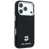 Karl Lagerfeld iPhone 17 Pro/iPhone 18 Pro Skal Grained Choupette Svart