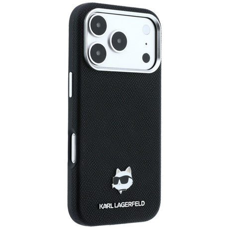 Karl Lagerfeld iPhone 17 Pro/iPhone 18 Pro Skal Grained Choupette Svart