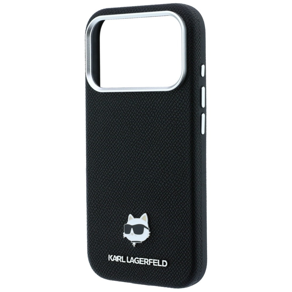 Karl Lagerfeld iPhone 17 Pro/iPhone 18 Pro Skal Grained Choupette Svart