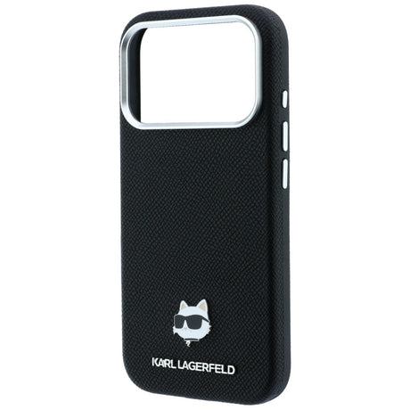 Karl Lagerfeld iPhone 17 Pro/iPhone 18 Pro Skal Grained Choupette Svart