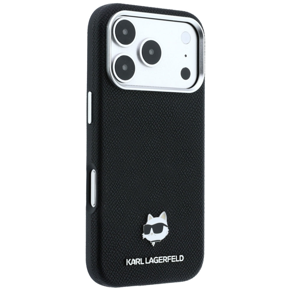 Karl Lagerfeld iPhone 17 Pro Max/iPhone 18 Pro Max Skal Grained Choupette Svart