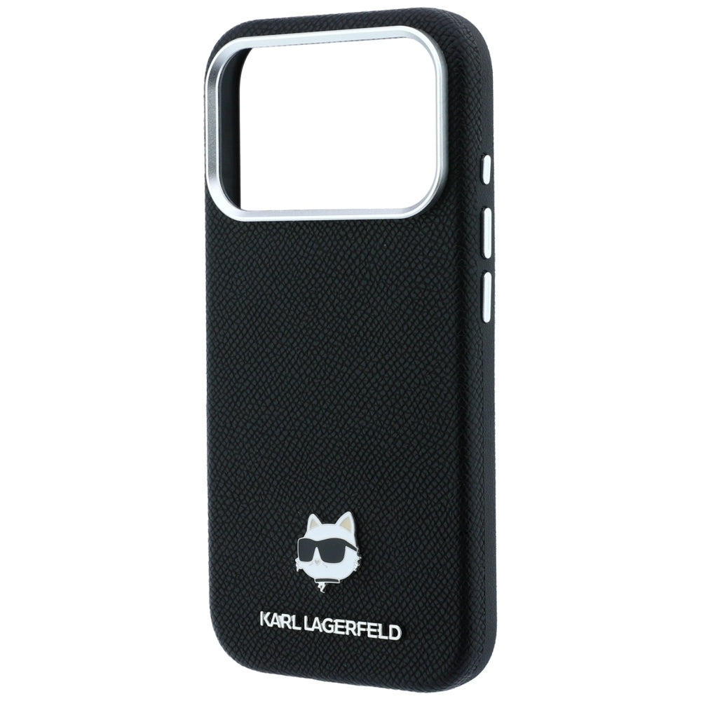Karl Lagerfeld iPhone 17 Pro Max/iPhone 18 Pro Max Skal Grained Choupette Svart