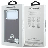 Karl Lagerfeld iPhone 17 Pro Max/iPhone 18 Pro Max Skal Grained Choupette Burgundy