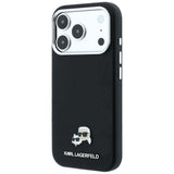Karl Lagerfeld iPhone 17 Pro/iPhone 18 Pro Skal Grained Heads Svart