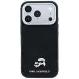 Karl Lagerfeld iPhone 17 Pro/iPhone 18 Pro Skal Grained Heads Svart
