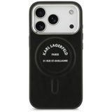 Karl Lagerfeld iPhone 17 Pro Max/iPhone 18 Pro Max Skal Embossed Ring RSG Logo Svart