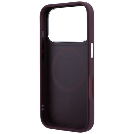 Karl Lagerfeld iPhone 17 Pro Max/iPhone 18 Pro Max Skal Embossed Ring RSG Logo Burgundy