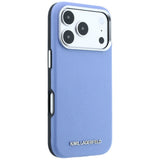 Karl Lagerfeld iPhone 17 Pro Max/iPhone 18 Pro Max Skal Grained Logo Blå