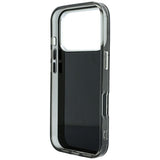 Karl Lagerfeld iPhone 17 Pro Max/iPhone 18 Pro Max Skal Rhinestones Electroplated Logo Svart