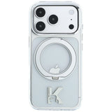 Karl Lagerfeld iPhone 17 Pro/iPhone 18 Pro Skal Ring Stand Kameo Transparent