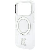 Karl Lagerfeld iPhone 17 Pro Max/iPhone 18 Pro Max Skal Ring Stand Kameo Transparent