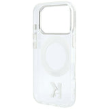 Karl Lagerfeld iPhone 17 Pro Max/iPhone 18 Pro Max Skal Ring Stand Kameo Transparent
