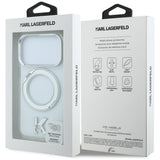 Karl Lagerfeld iPhone 17 Pro Max/iPhone 18 Pro Max Skal Ring Stand Kameo Transparent