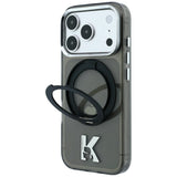Karl Lagerfeld iPhone 17 Pro/iPhone 18 Pro Skal Ring Stand Kameo Svart