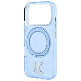 Karl Lagerfeld iPhone 17 Pro Max/iPhone 18 Pro Max Skal Ring Stand Kameo Blå