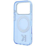 Karl Lagerfeld iPhone 17 Pro Max/iPhone 18 Pro Max Skal Ring Stand Kameo Blå