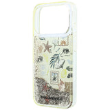 Karl Lagerfeld iPhone 17 Pro/iPhone 18 Pro Skal Liquid Glitter Beach Beige