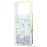 Karl Lagerfeld iPhone 17 Pro/iPhone 18 Pro Skal Liquid Glitter Beach Beige