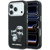 Karl Lagerfeld iPhone 17 Pro/iPhone 18 Pro Skal Karl & Choupette Sketch Svart