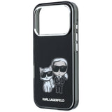 Karl Lagerfeld iPhone 17 Pro/iPhone 18 Pro Skal Karl & Choupette Sketch Svart