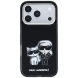 Karl Lagerfeld iPhone 17 Pro Max/iPhone 18 Pro Max Skal Karl & Choupette Sketch Svart
