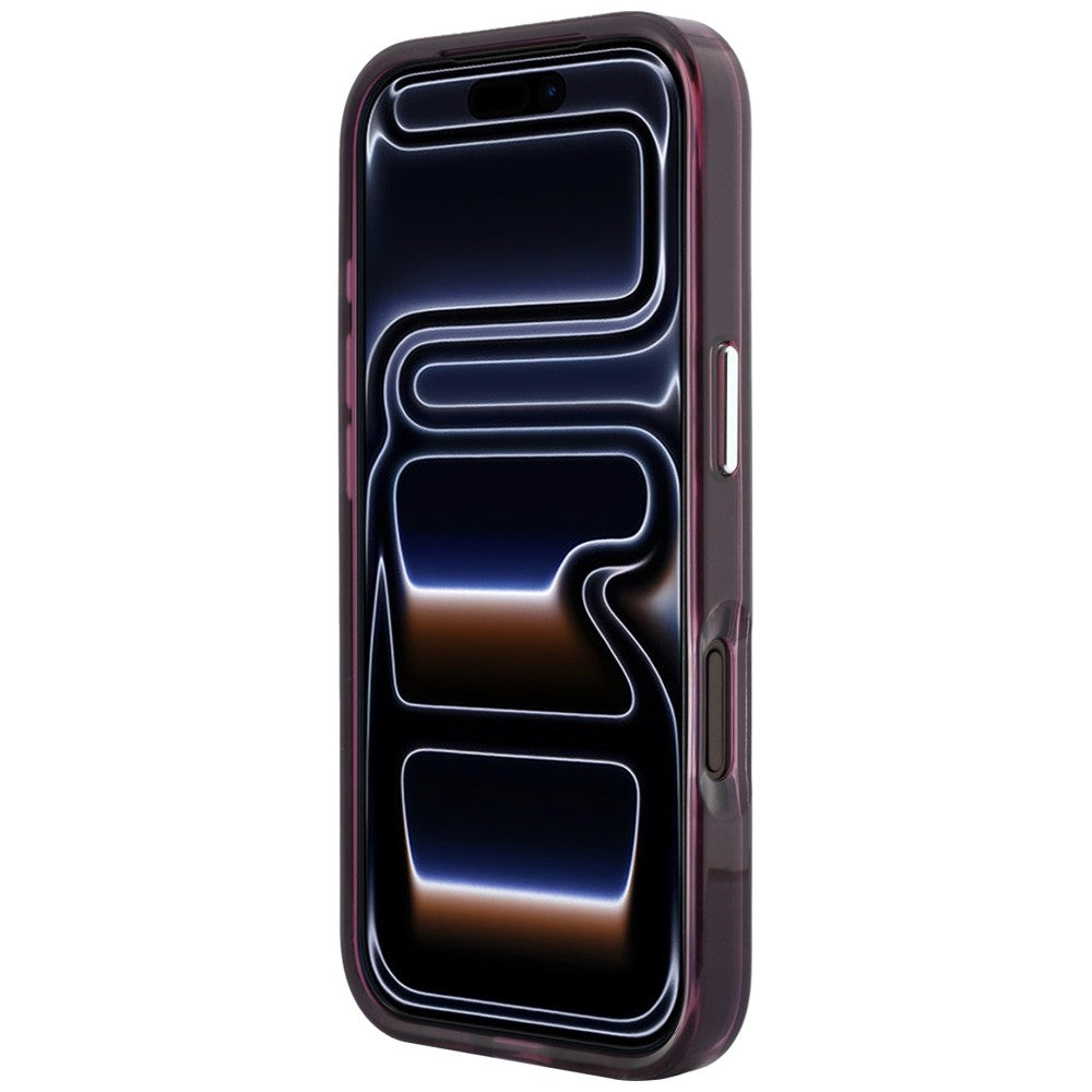 Karl Lagerfeld iPhone 17 Pro/iPhone 18 Pro Skal Karl & Choupette Sketch Burgundy