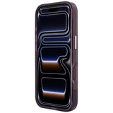 Karl Lagerfeld iPhone 17 Pro/iPhone 18 Pro Skal Karl & Choupette Sketch Burgundy
