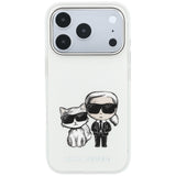 Karl Lagerfeld iPhone 17 Pro Max/iPhone 18 Pro Max Skal Karl & Choupette Sketch Beige