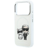 Karl Lagerfeld iPhone 17 Pro Max/iPhone 18 Pro Max Skal Karl & Choupette Sketch Beige