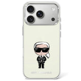 Karl Lagerfeld iPhone 17 Pro/iPhone 18 Pro Skal Ikonik Sketch Beige