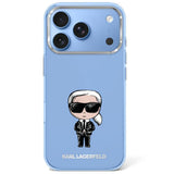 Karl Lagerfeld iPhone 17 Pro/iPhone 18 Pro Skal Ikonik Sketch Blå