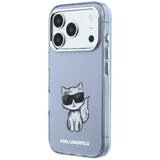Karl Lagerfeld iPhone 17 Pro/iPhone 18 Pro Skal Choupette Sketch Blå