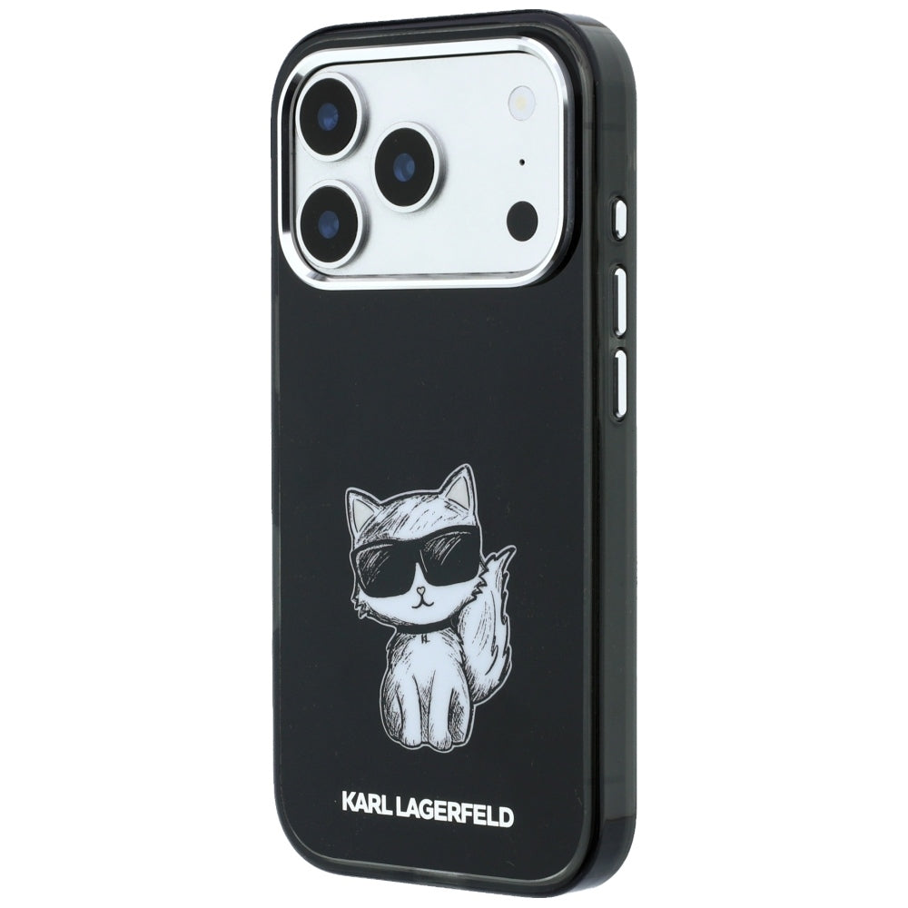 Karl Lagerfeld iPhone 17 Pro Max/iPhone 18 Pro Max Skal Choupette Sketch Svart