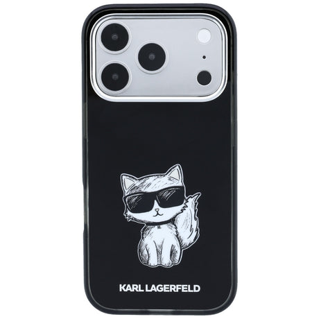Karl Lagerfeld iPhone 17 Pro Max/iPhone 18 Pro Max Skal Choupette Sketch Svart