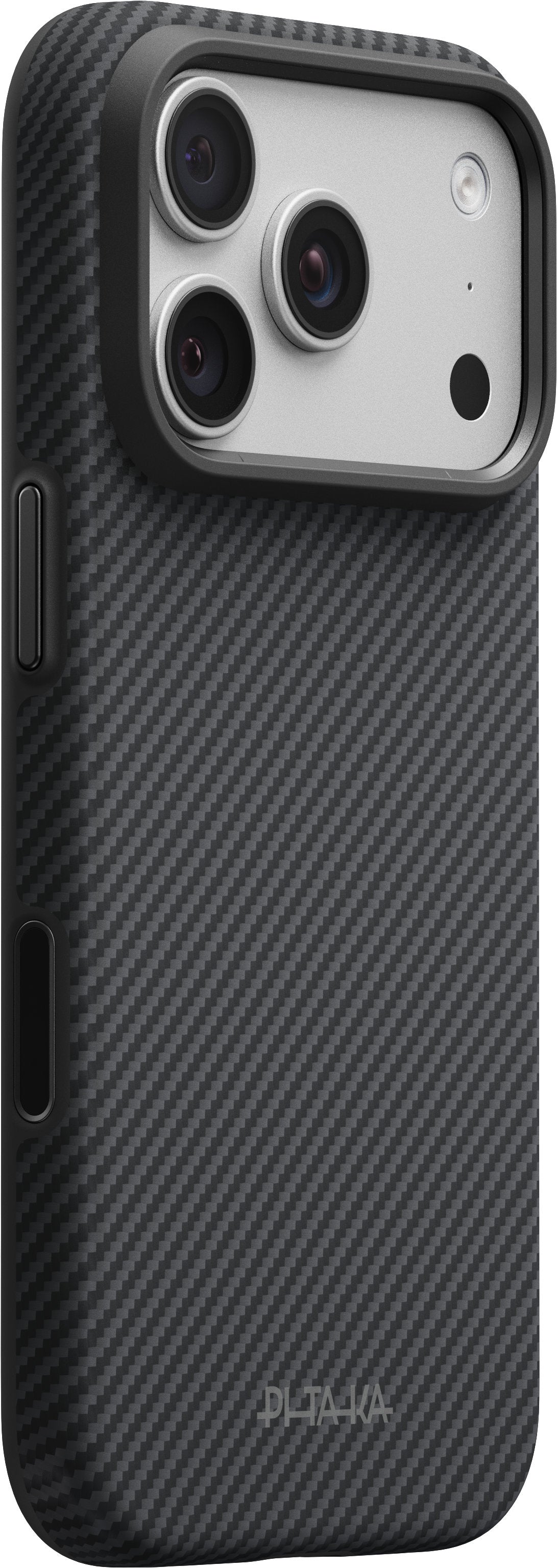 Pitaka iPhone 17 Pro/iPhone 18 Pro Skal Summa MagSafe Black/Grey Twill