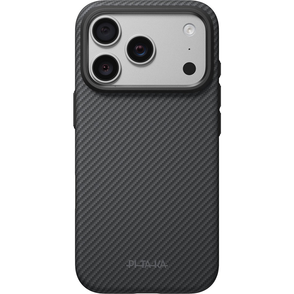 Pitaka iPhone 17 Pro/iPhone 18 Pro Skal Summa MagSafe Black/Grey Twill