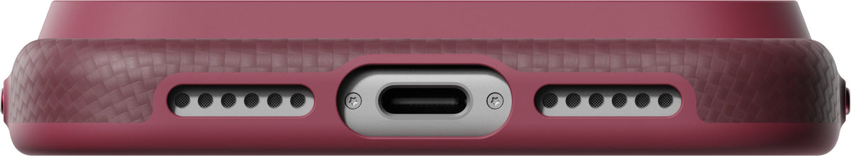 Pitaka iPhone 17 Pro Max/iPhone 18 Pro Max Skal Summa MagSafe Argyle Burgundy