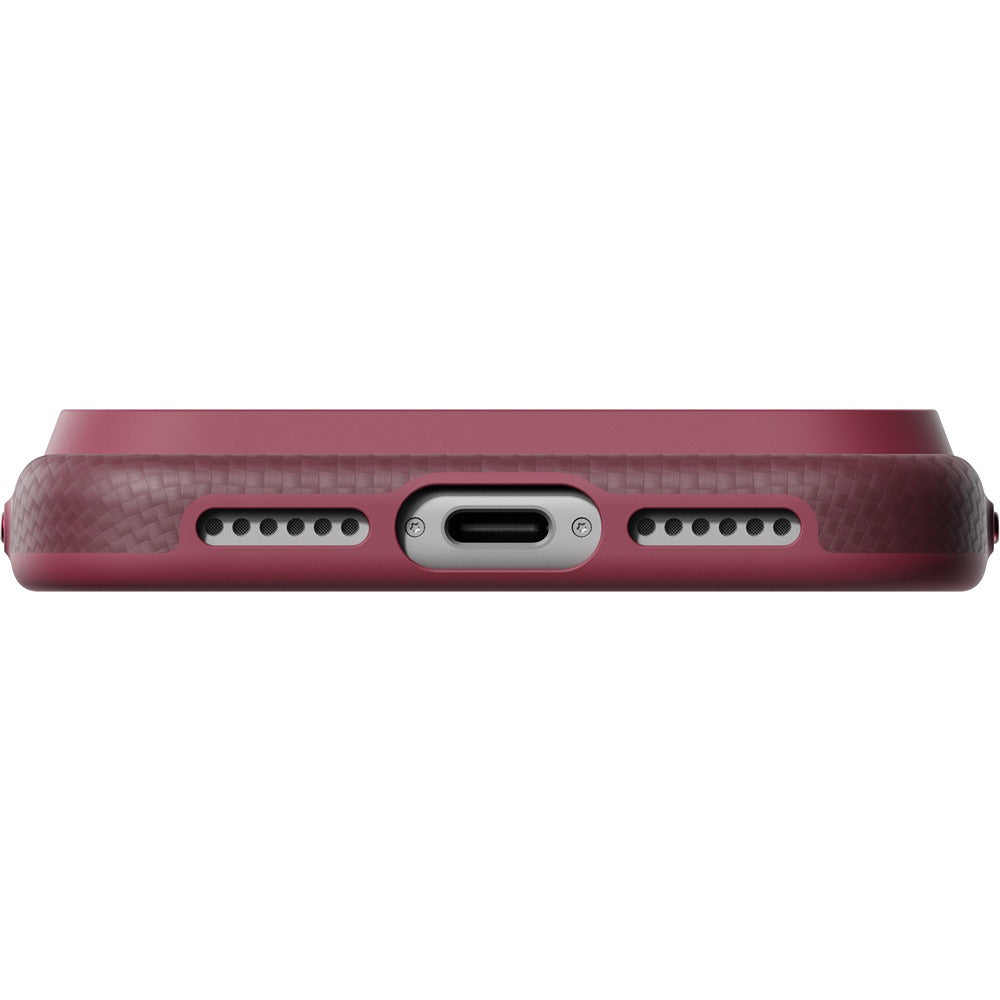 Pitaka iPhone 17 Pro Max/iPhone 18 Pro Max Skal Summa MagSafe Argyle Burgundy