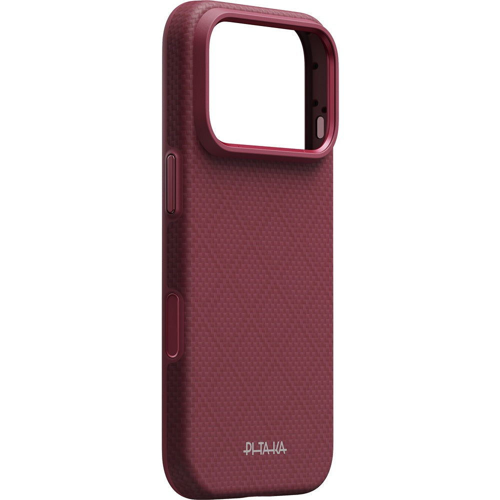 Pitaka iPhone 17 Pro/iPhone 18 Pro Skal Summa MagSafe Argyle Burgundy