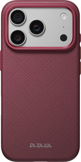 Pitaka iPhone 17 Pro/iPhone 18 Pro Skal Summa MagSafe Argyle Burgundy