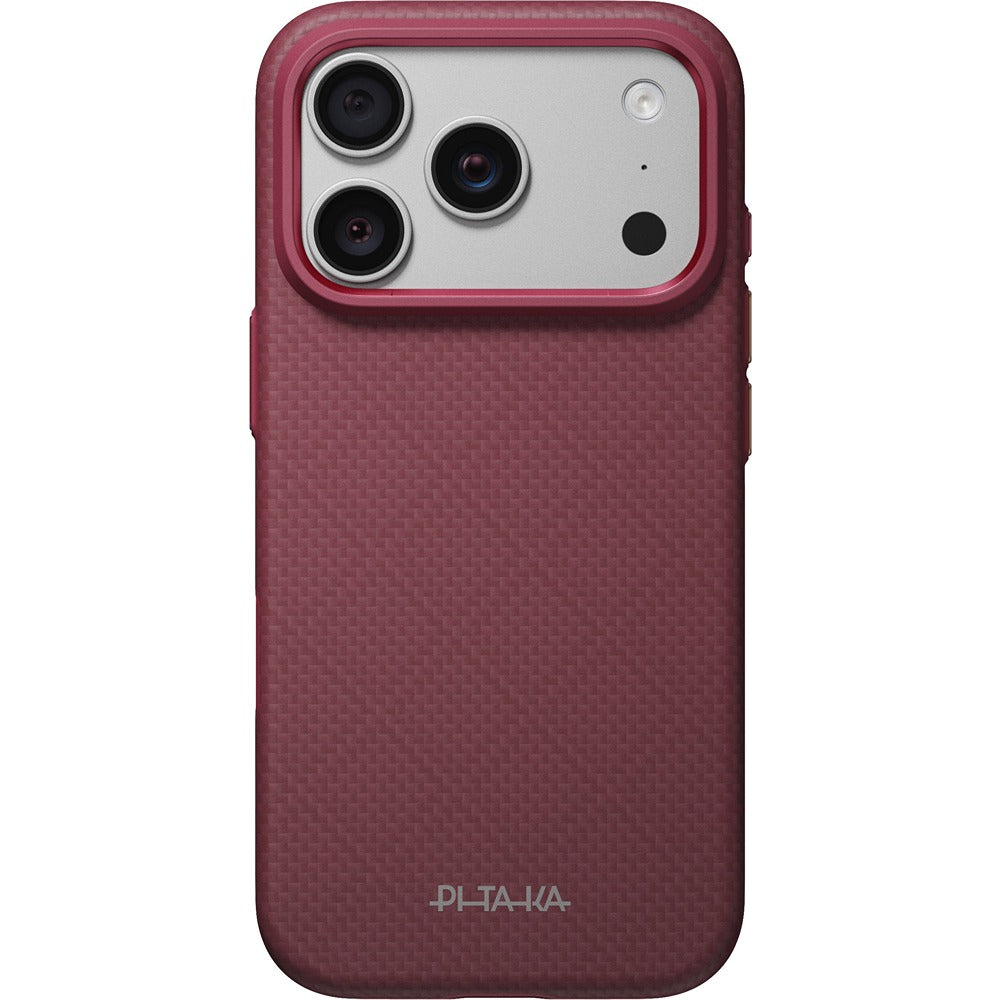 Pitaka iPhone 17 Pro/iPhone 18 Pro Skal Summa MagSafe Argyle Burgundy